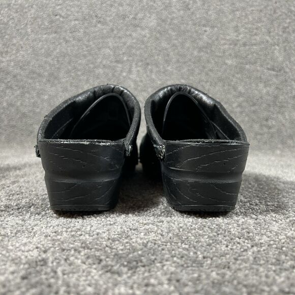 Sanita Mule Studded Block Woman’s Size 39 US 8 Black Suede Comfort Slip On Clogs - Picture 5 of 11